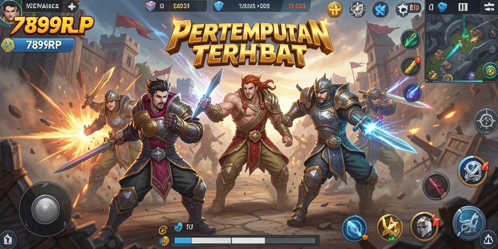 Tangkapan layar gameplay 789RP dengan aksi pertempuran yang intens.