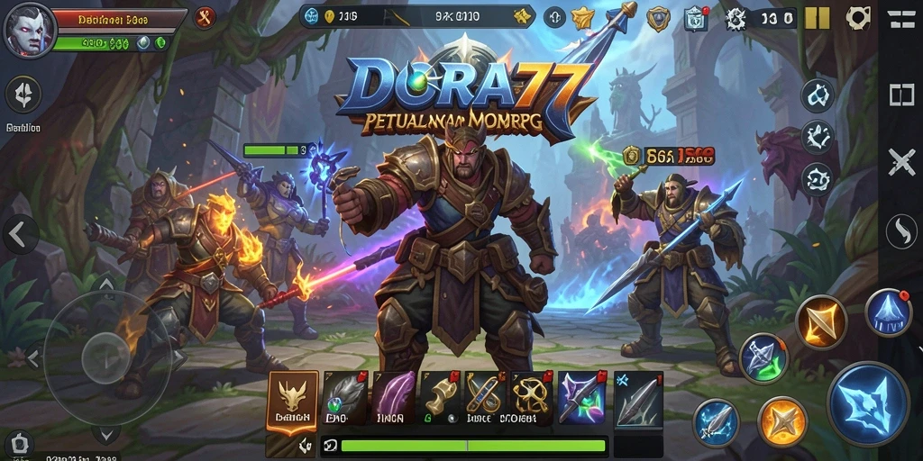 Gameplay menarik dalam petualangan MMORPG DORA77.