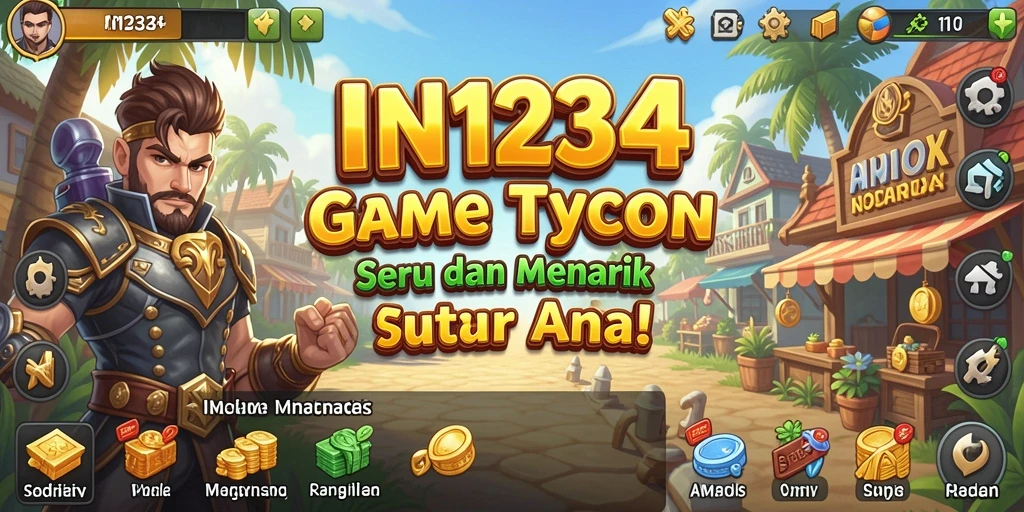 Tampilan gameplay IN1234 yang memukau dan strategis.