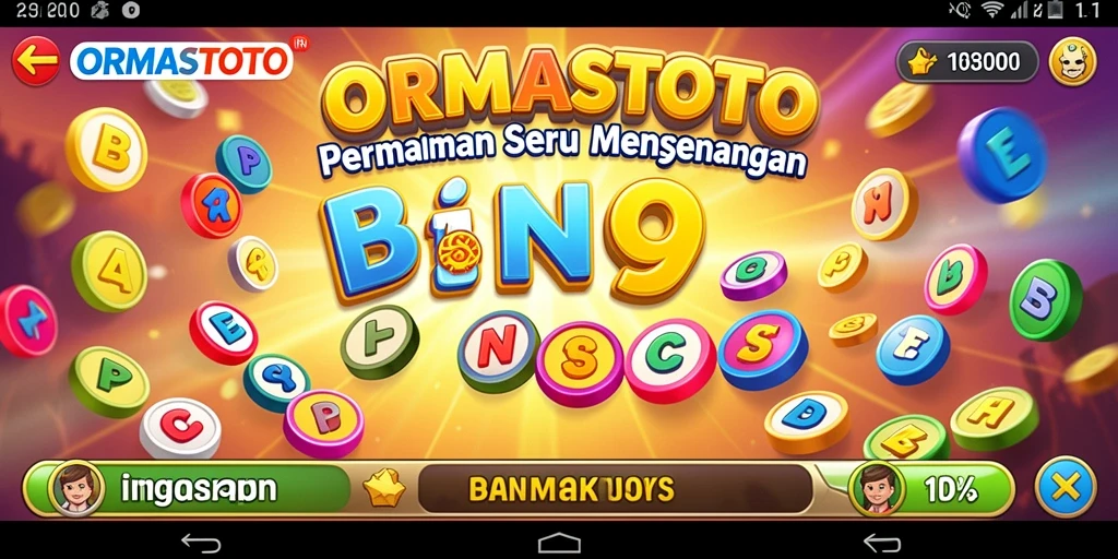 Tampilan menarik dari gameplay ORMASTOTO dalam permainan Bingo.