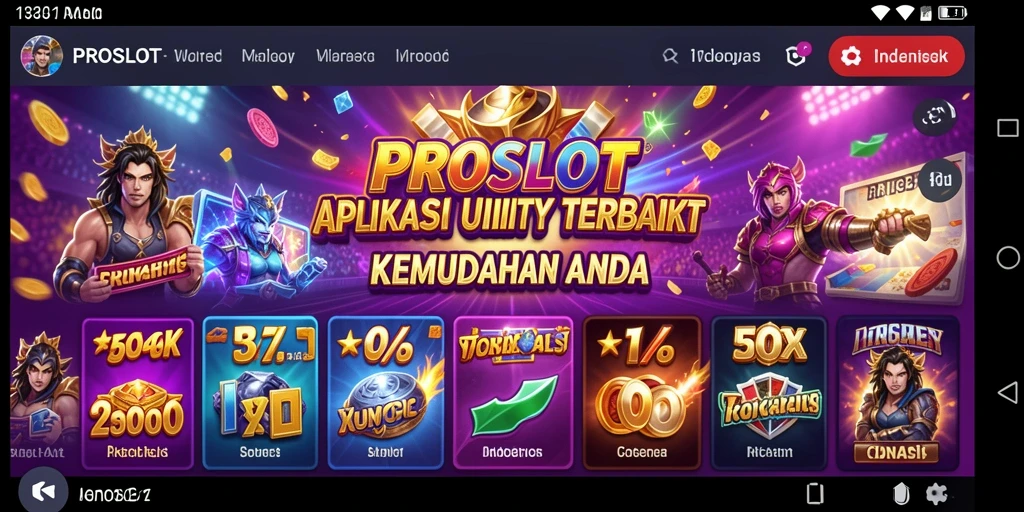 Tampilan menarik dari PROSLOT yang memudahkan pengguna.