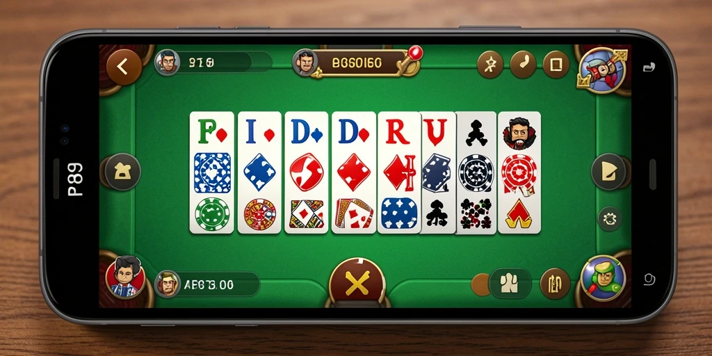 Screenshot gameplay PT89 menunjukkan keseruan bermain Domino.