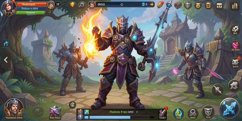 Tampilan permainan ARPG yang menakjubkan dalam RKGG.